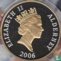Alderney 5 pounds 2006 (PROOF) "80th Birthday of Queen Elizabeth II - Princess Elizabeth and Princess Margaret" - Afbeelding 1