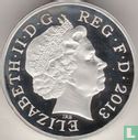 United Kingdom 1 pound 2013 (PROOF - silver) "Floral emblems of Wales" - Image 1