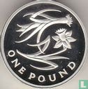 United Kingdom 1 pound 2013 (PROOF - silver) "Floral emblems of Wales" - Image 2