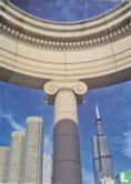 Architectural  detail with sears tower in background - Image 1