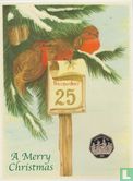 Man 50 pence 2001 (folder) "Christmas 2001" - Afbeelding 1