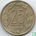 États d'Afrique équatoriale 25 francs 1970 - Image 2