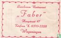 Lunchroom Restaurant "Faber " - Afbeelding 1