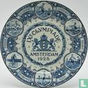Decorative plate - IXth Olympiad Amsterdam 1928 - Société Céramique - Image 1