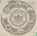 Decorative plate - IXth Olympiad Amsterdam 1928 - Société Céramique - Image 3