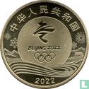 China 5 yuan 2022 "Winter Olympics in Beijing - Snow sports" - Afbeelding 1