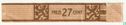 Prijs 27 cent - (Achterop: Agio Sigarenfabriek N.V. Duizel) - Image 1