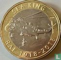 Royaume-Uni 2 pounds 2018 "Centenary of the Royal Air Force - Sea King helicopter" - Image 1