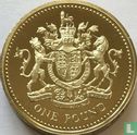Royaume-Uni 1 pound 1993 (BE- nickel-laiton) "Royal Arms" - Image 2