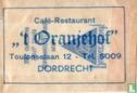 Cafe Restaurant " 't Oranjehof" - Afbeelding 1