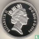 United Kingdom 1 pound 1993 (PROOF - silver) "Royal Arms" - Image 1