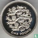 United Kingdom 1 pound 1997 (PROOF - silver) "English lions" - Image 2