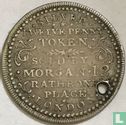 North Cornwall 1811 silver shilling token - Afbeelding 2