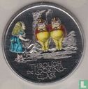 United Kingdom 5 pounds 2021 (folder - coloured) "Alice through the looking glass" - Image 3
