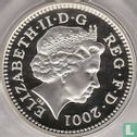 United Kingdom 1 pound 2001 (PROOF - silver) "Celtic Cross" - Image 1