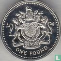 Verenigd Koninkrijk 1 pound 1983 (PROOF - zilver) "Royal Arms" - Afbeelding 2