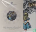 Verenigd Koninkrijk 5 pounds 2021 (folder - gekleurd) "Alice's adventures in Wonderland" - Afbeelding 1