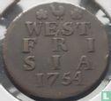 West-Friesland 1 duit 1754 (hybride) - Afbeelding 1