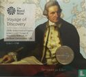 United Kingdom 2 pounds 2018 (folder) "250th anniversary of Captain Cook's voyage of discovery" - Image 1