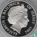 Jersey 5 pounds 2007 (PROOF) "5th anniversary Death of Queen Mother" - Image 1