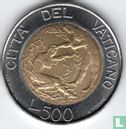 Vatikan 500 Lire 1997 - Bild 2