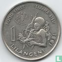 Swaziland 1 lilangeni 1981 (copper-nickel) "FAO - World Food Day" - Image 1