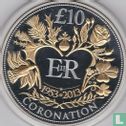 Guernsey 10 pounds 2013 (PROOF) "60 years Coronation of Queen Elizabeth II" - Image 1