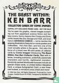 Ken Barr: The Beast Within Promo Card