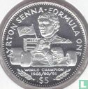 Liberia 5 dollars 1992 (PROOF) "Formula one - Ayrton Senna" - Afbeelding 2
