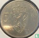 Norway 5 kroner 1971 - Image 1