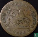 Upper-Canada 1 penny 1854 - Afbeelding 1