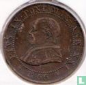 États pontificaux 1 soldo 1866 (petit buste) - Image 1