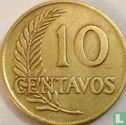 Peru 10 centavos 1957 (zonder AFP) - Afbeelding 2