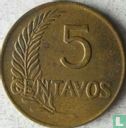 Peru 5 centavos 1957 (type 1) - Image 2
