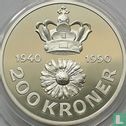 Denmark 200 kroner 1990 "50th birthday of Queen Margrethe II" - Image 1