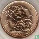 Verenigd Koninkrijk ½ sovereign 2003 - Afbeelding 1