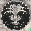 United Kingdom 1 pound 1985 (PROOF - silver) "Welsh leek" - Image 2