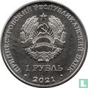 Transnistria 1 ruble 2021 "2022 Year of the Tiger" - Image 1