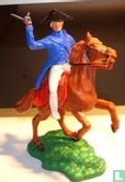 Blue coat on horseback - Image 1