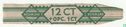12 cent + opc.1 ct - (O. Ebbens Leeuwarden) - Afbeelding 1
