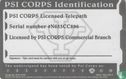 Babylon 5 PSI Corps Identification Glossy Collectible Glossy Card - Bild 2