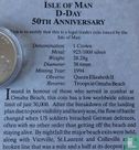 Man 1 crown 1994 (PROOF - zilver) "50th anniversary of Normandy Invasion - Troops at Omaha Beach" - Afbeelding 3