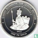 Tonga 1 Pa'anga 1996 (PP) "Queen Elizabeth the Queen Mother - Coronation of Queen Elizabeth II" - Bild 2