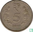 Inde 5 roupies 2017 (Calcutta) - Image 1