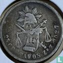 Mexique 25 centavos 1889 (Zs Z) - Image 2