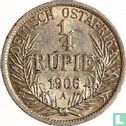 German East Africa ¼ rupie 1906 (A) - Image 1