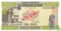 Guinea-Bissau 500 francs (Specimen) - Afbeelding 1