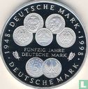 Allemagne 10 mark 1998 (BE - F) "50th anniversary of the Deutsche Mark" - Image 1