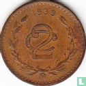 Mexico 2 centavos 1939 - Image 1