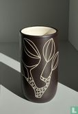 Vase 705A braun mit Dekoration - Bild 1